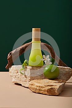 Lime (Citrus aurantiifolia) helps lighten dark spots as a natural bleaching agent photo