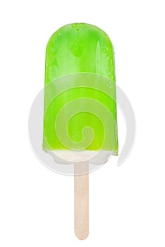 Lime creamsicle popsicle