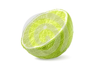Lime fruit half