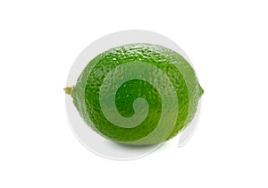 Lime fruit isolated on white background