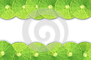 .Lime green background green leaves