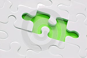 Lime Green Jigsaw