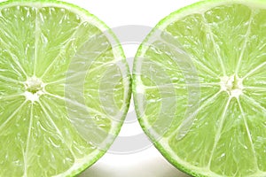 Lime halfs upclose