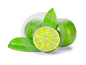 Lime isolated on white background