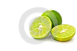 Lime isolated on white background