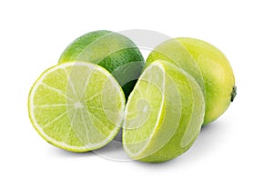 Lime isolated on white background