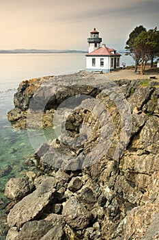 Lime Kiln Lighthouse on San Juan Island