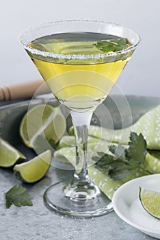 Lime martini