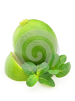 Lime with mint