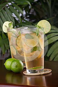 Lime and Mint Iced Tea