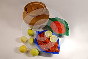 Lime pickle from India