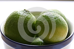 Lime in the plate