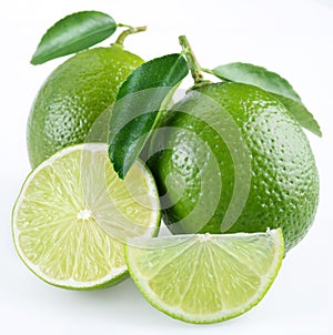 Lime with section