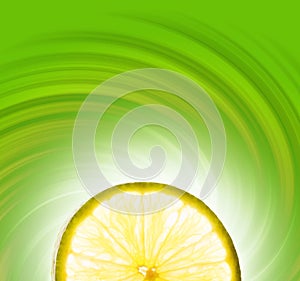 Lime slice