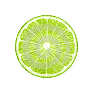 Lime slice fruit
