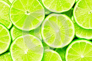 Lime slices background