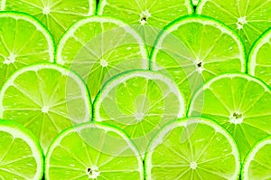Lime slices background