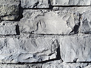 Lime stone background gray