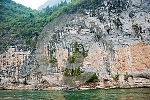 Lime Stone Mountain Along Li River, Guilin, China