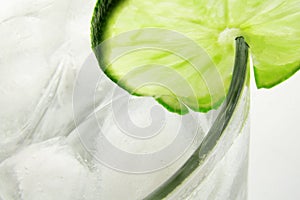 Lime and water