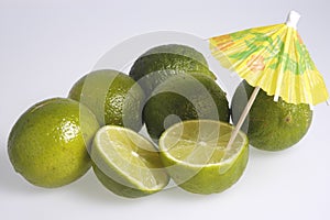 Limes with parasol