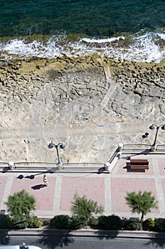 Limestone beach sliema malta