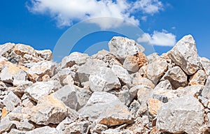 Limestone for building