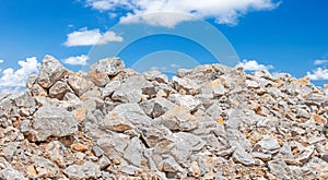 Limestone for building