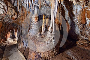 Limestone cave in Australia.