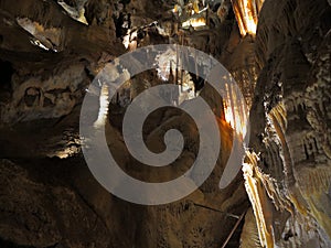 Large cave chamber of Jenolan Caves, Australia photo