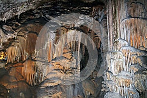 Limestone cave in postojna