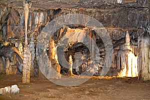 Limestone cave in Postojna photo