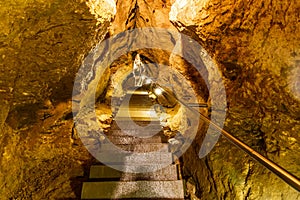 Limestone cave system