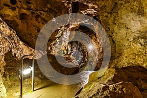 Limestone cave system