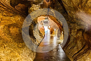 Limestone cave system