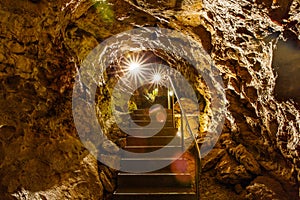 Limestone cave system