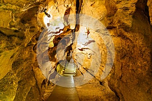 Limestone cave system