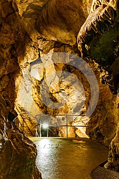 Limestone cave system