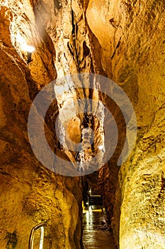 Limestone cave system