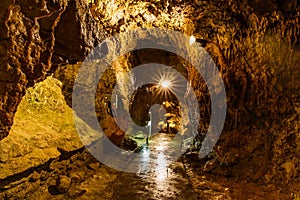 Limestone cave system