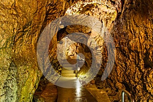 Limestone cave system