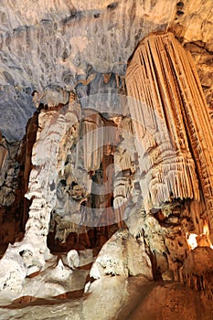 Limestone Cavern Formations