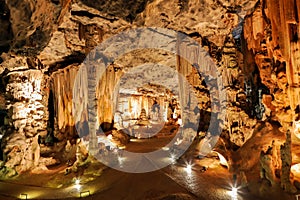 Limestone Cavern Formations