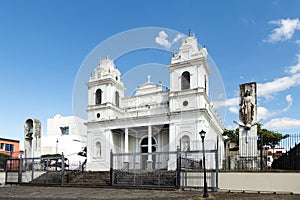 The limestone Church of Our Lady of Solitude (Iglesia La Soledad) in the Baroque style photo