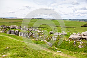 Limestone Corner on Hadrian\'s Wall