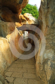 Limestone corridor at Kunming Stone forest