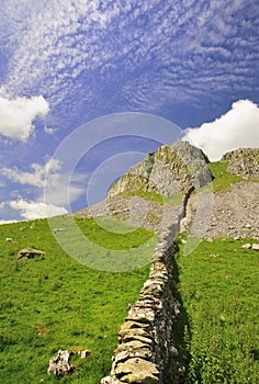 Limestone dry Stone wall, Yorkshire photo