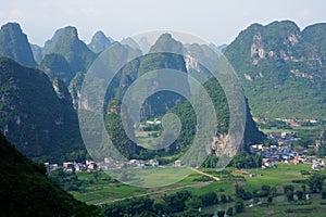 Limestone hills, China