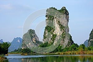 Limestone hills, China