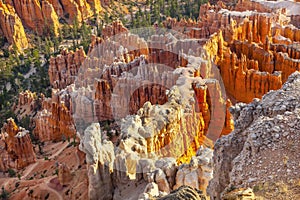 Limestone Hoodoos Bryce Point Bryce Canyon National Park Utah